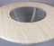 Round Travertine and Glass Coffee Table, Image 2