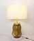 Large Bronze, Marble & Brass Sculpture Table Lamp 2