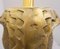 Large Bronze, Marble & Brass Sculpture Table Lamp, Image 5