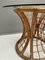 Rattan Table with Glass Top, Image 4