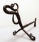 Wrought Iron Dachshund Andirons, Set of 2 5