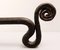 Wrought Iron Dachshund Andirons, Set of 2 2