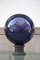 Balón de farmacia de cristal tallado en azul cobalto, Imagen 2