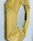 Italian Rattan and Brass Framed Mirror 4