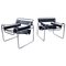 Model Wassily Armchairs by Marcel Breuer, Set of 2 1