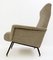 Italienische Sessel mit Struktur aus Schwarzem Metall, 1950er 3