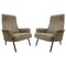 Italian Armchairs with Black Metal Structure, 1950s, Image 1