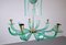 Italian Chandelier in Glass and Brass, 1940s, Image 13