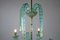 Italian Chandelier in Glass and Brass, 1940s, Image 7
