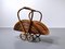 Italian Rattan Log Holder, 1960s 2