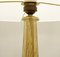 Lámpara de mesa Cordonato D'oro de cristal de Murano de Barovier & Toso, años 50, Imagen 3