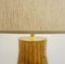 Large Brass and Bamboo Table Lamps, Set of 2 3