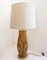 Large Brass and Bamboo Table Lamps, Set of 2 7