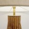 Large Brass and Bamboo Table Lamps, Set of 2 2