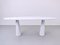 Model Eros Console Table in White Marble by Angelo Mangiarotti 4