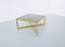 Italian Brass Side Table with Glass Top, 1970s, Image 2