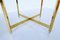 Italian Brass Side Tables with Glass Tops, 1970s, Set of 2 8