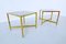 Italian Brass Side Tables with Glass Tops, 1970s, Set of 2, Image 3