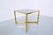 Italian Brass Side Tables with Glass Tops, 1970s, Set of 2 4