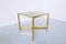 Tables d'Appoint en Laiton avec Plateaux en Verre, Italie, 1970s, Set de 2 4