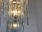 Lampadario modello Cascade in vetro di Murano opalescente di Carlo Nason per Mazzega, Immagine 15