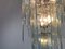 Lampadario modello Cascade in vetro di Murano opalescente di Carlo Nason per Mazzega, Immagine 16