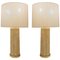 French Stone Lamps, Set of 2 1