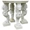 Tavolo grande e rotondo in marmo con piedi a forma di leoni, Italia, Immagine 1