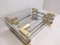 Coffee Table in Brass, Chrome and Glass, Image 4