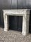 Louis XVI Style Arabescato Marble Fireplace 8