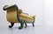 French Charles X Green and Gold Lacquered Wood Sofa, Image 7