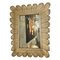 Spiegel mit Rahmen aus geschnitztem Holz, 1940er 1