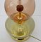Italian Table Lamps in Transparent and Smoked Pink Glass, Set of 2, Image 4