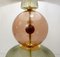 Italian Table Lamps in Transparent and Smoked Pink Glass, Set of 2, Image 3
