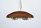 Italian Walnut Suspension, 1960s 3