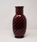 Vase Rouge et Noir par Archimede Seguso, 1960s 6