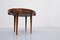 Italian Side Table in Walnut and Brass, 1940s 6