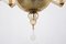 Lámpara de araña italiana de cristal de Murano estilo Venini, años 40, Imagen 11