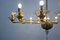 Italian Murano Glass Chandelier in Venini Style, 1940s 4