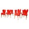 Chairs and Armchairs, Italy, 1950s, Set of 8 1