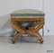 Small Square Giltwood Stool, Late 19th Century 15
