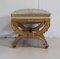 Small Square Giltwood Stool, Late 19th Century 18