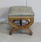 Small Square Giltwood Stool, Late 19th Century 1