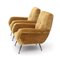 Beige Velvet Armchairs by Gigi Radice for Minotti, 1960s, Set of 2 8