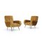 Beige Velvet Armchairs by Gigi Radice for Minotti, 1960s, Set of 2 9