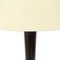 Wooden Floor Lamp with Fabric Shade & Brass Base, 1940s 9