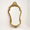 Antique French Style Solid Brass Mirror, Image 1