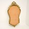 Antique French Style Solid Brass Mirror 12