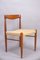 Danish Teak and Paper Cord Dining Chairs by H. W. Klein for Bramin, 1960s, Set of 4 6