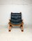 Danish Leather Lounge Chair & Ottoman by Bramin, 1960s, Image 3
